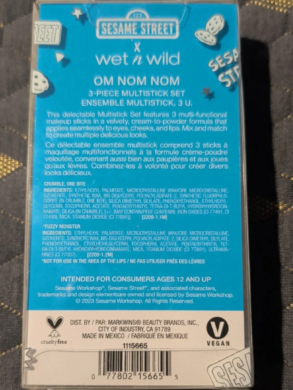 wet n wild Om Nom Nom Multistick Set - Blue & Cream